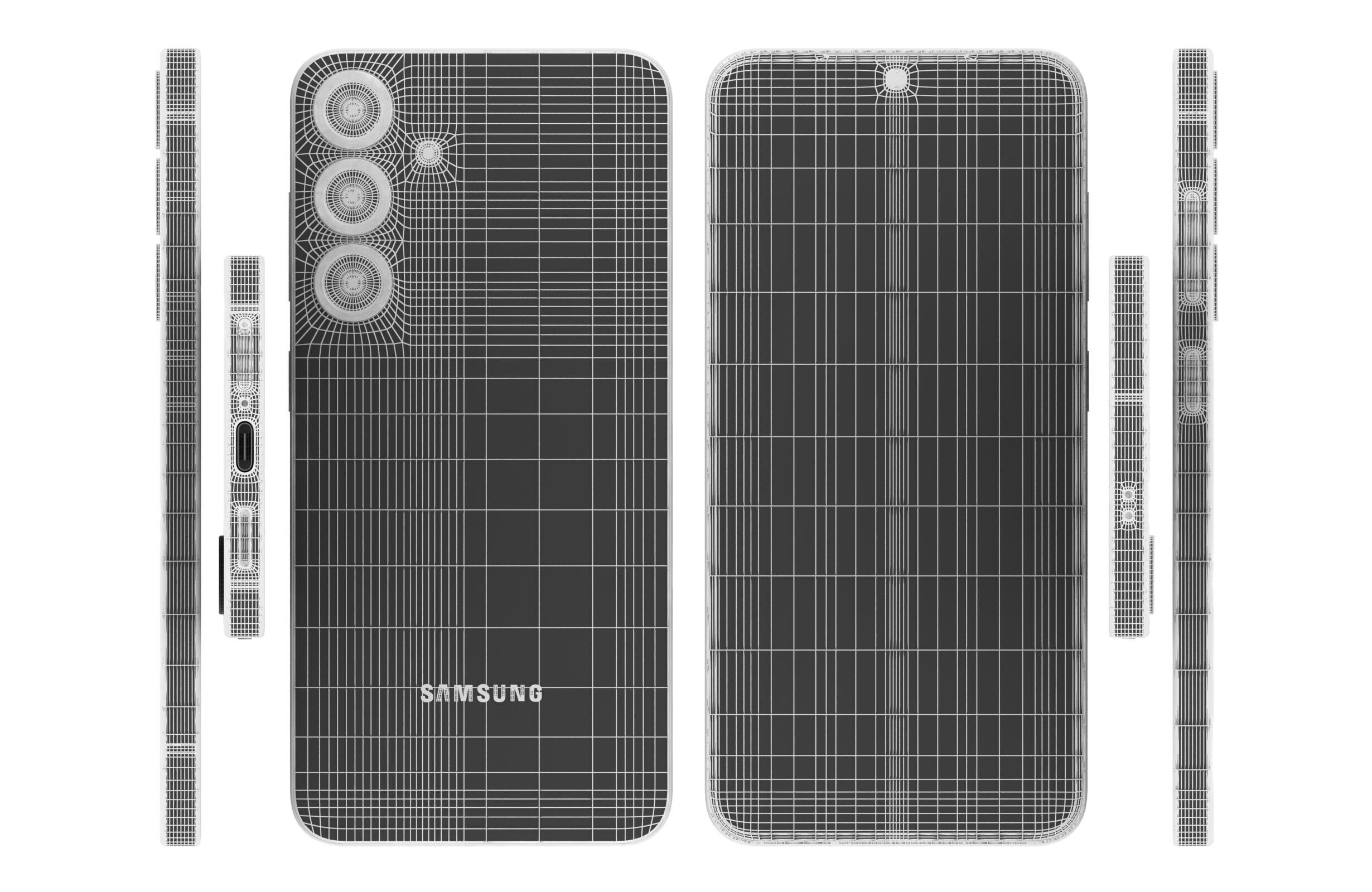 Samsung Galaxy S25 Plus Navy 3D model_17