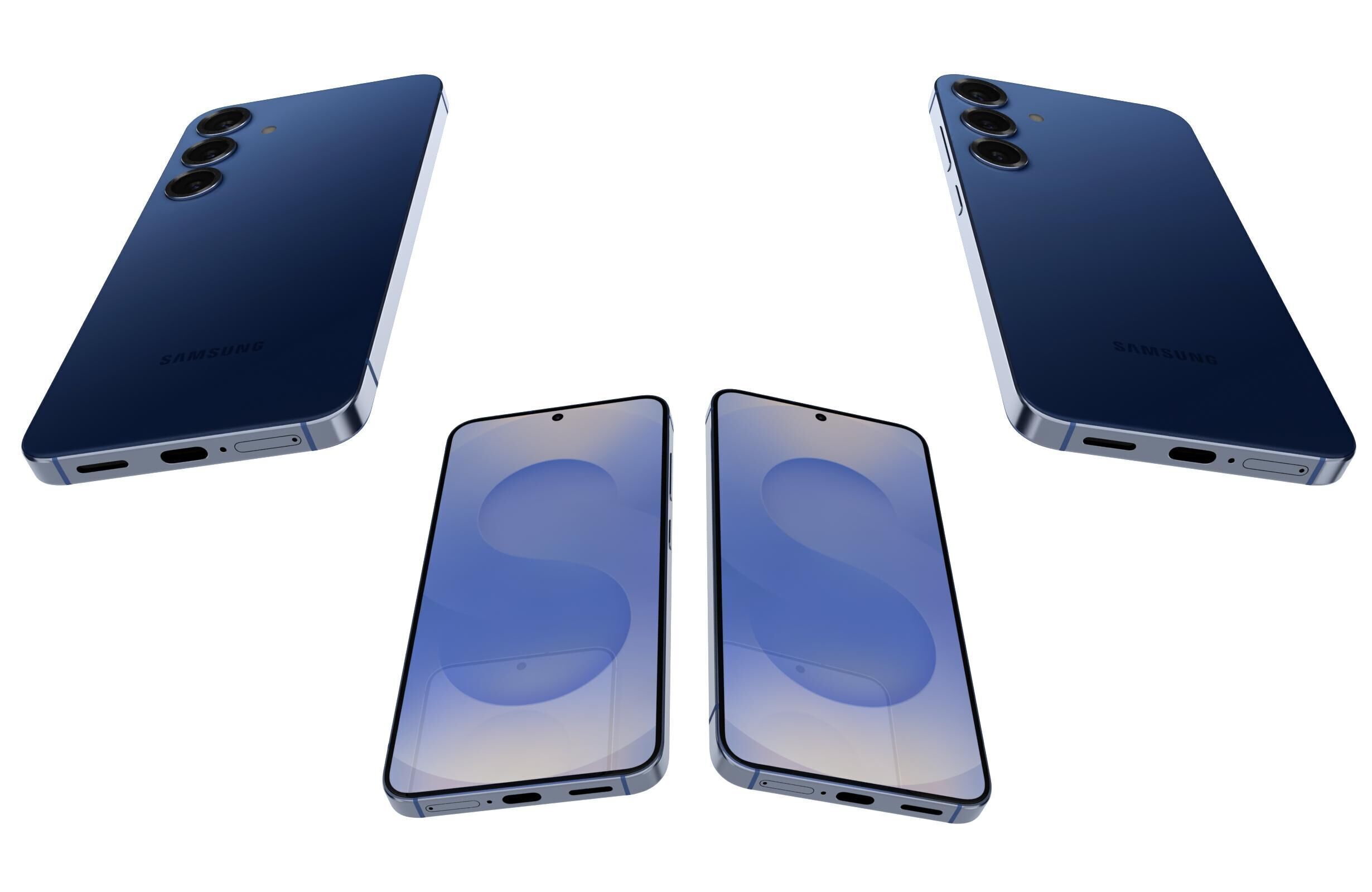 Samsung Galaxy S25 Plus Navy 3D model_5