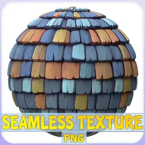 Stylized Roof Seamless Texture