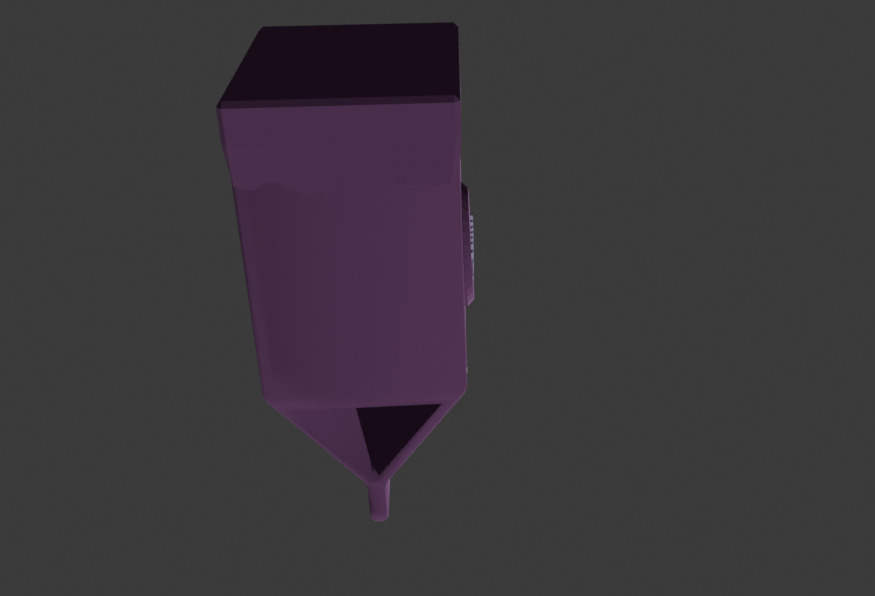 milk carton 3D model_2