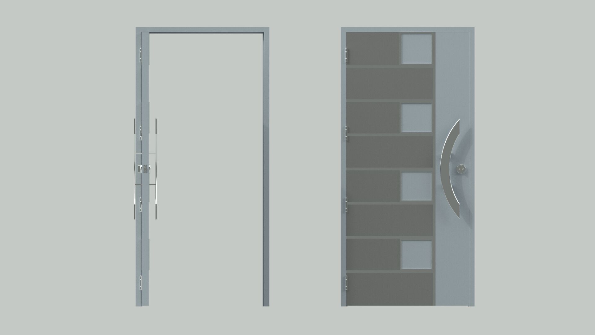 Door sets 4 3D model_8