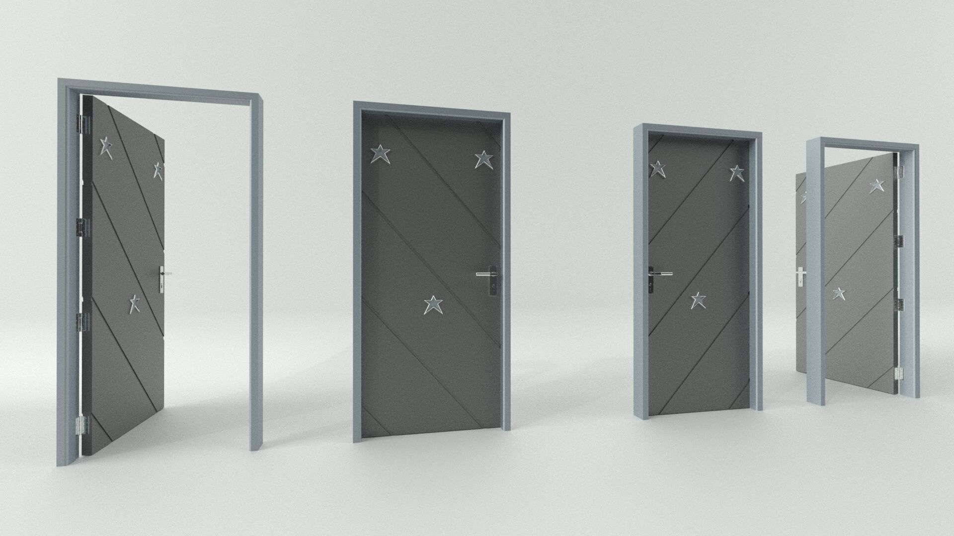 Door sets 4 3D model_13