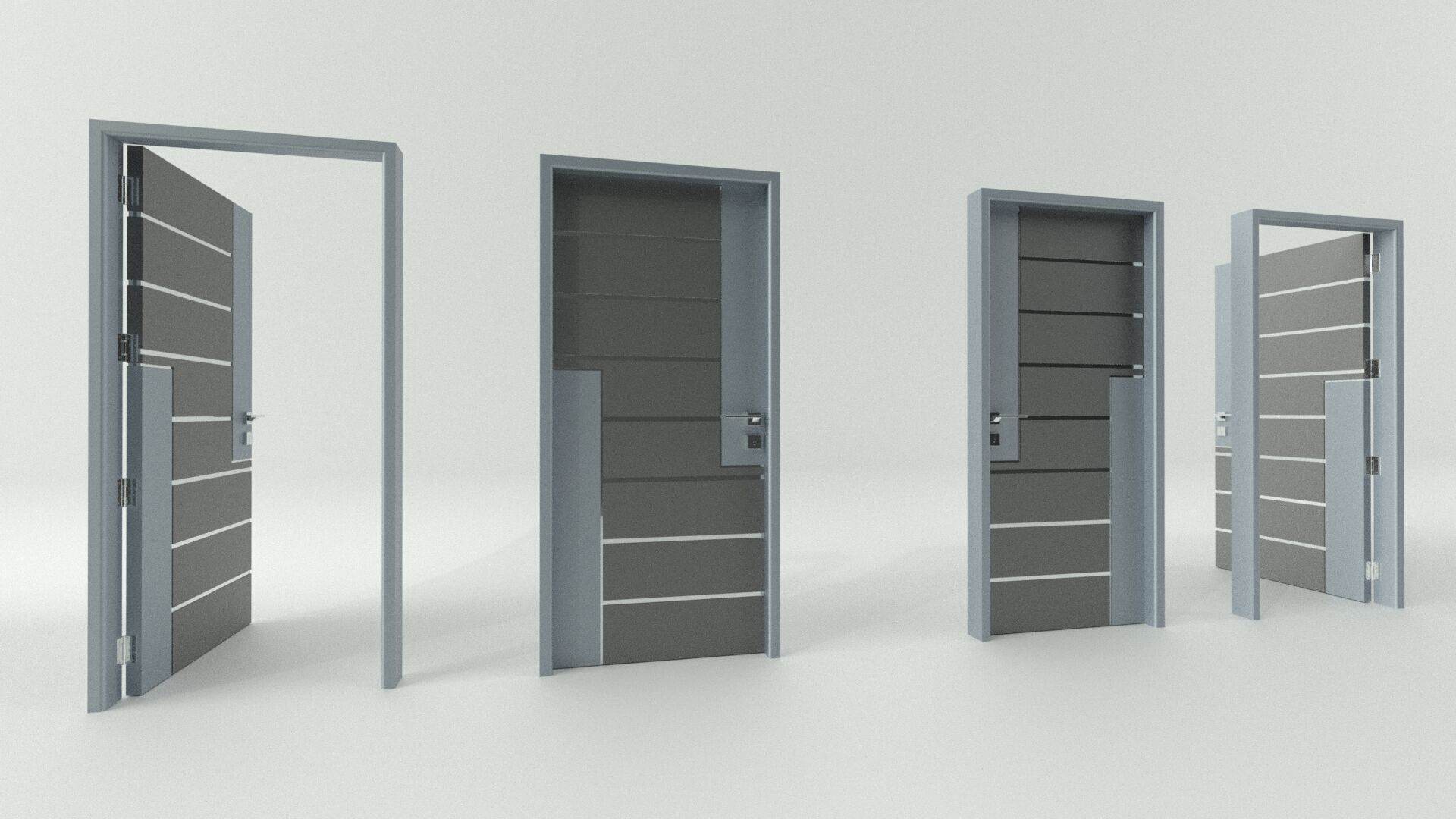 Door sets 4 3D model_17