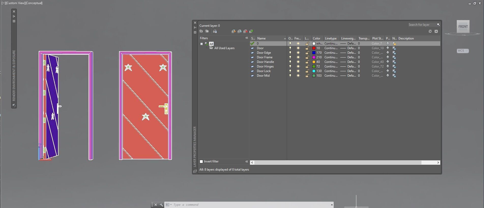 Door sets 4 3D model_29