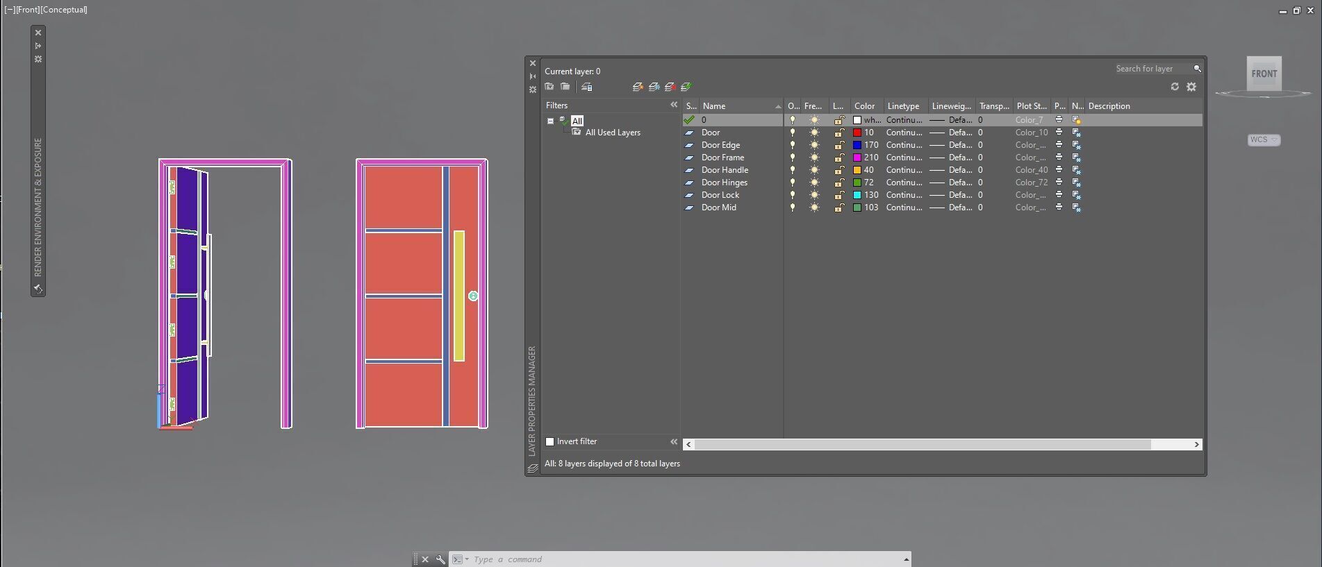 Door sets 4 3D model_26