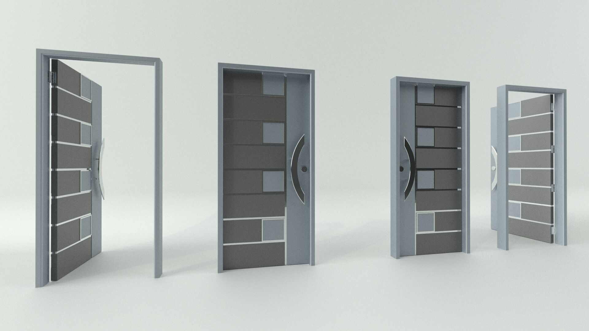 Door sets 4 3D model_5
