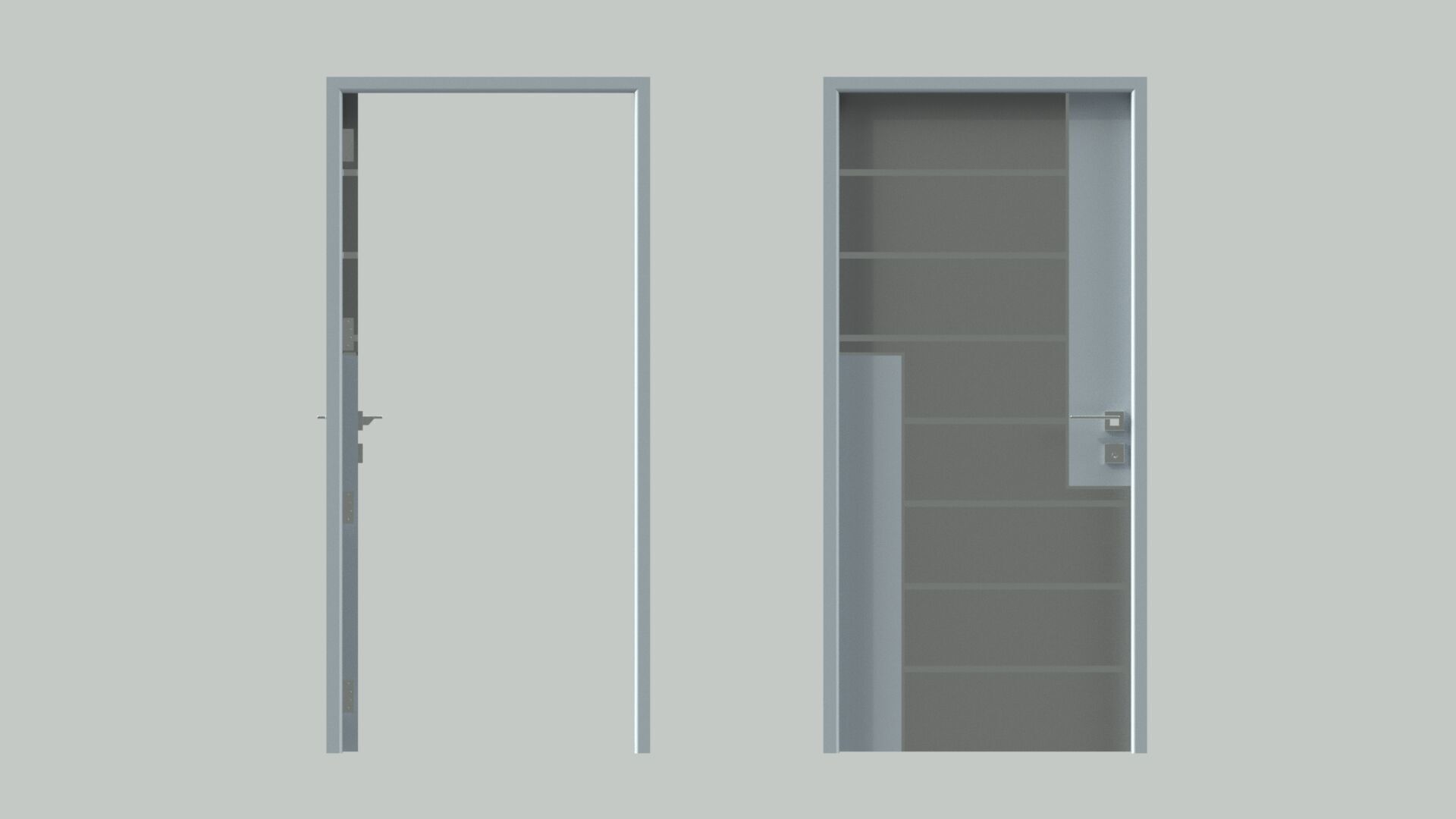 Door sets 4 3D model_19
