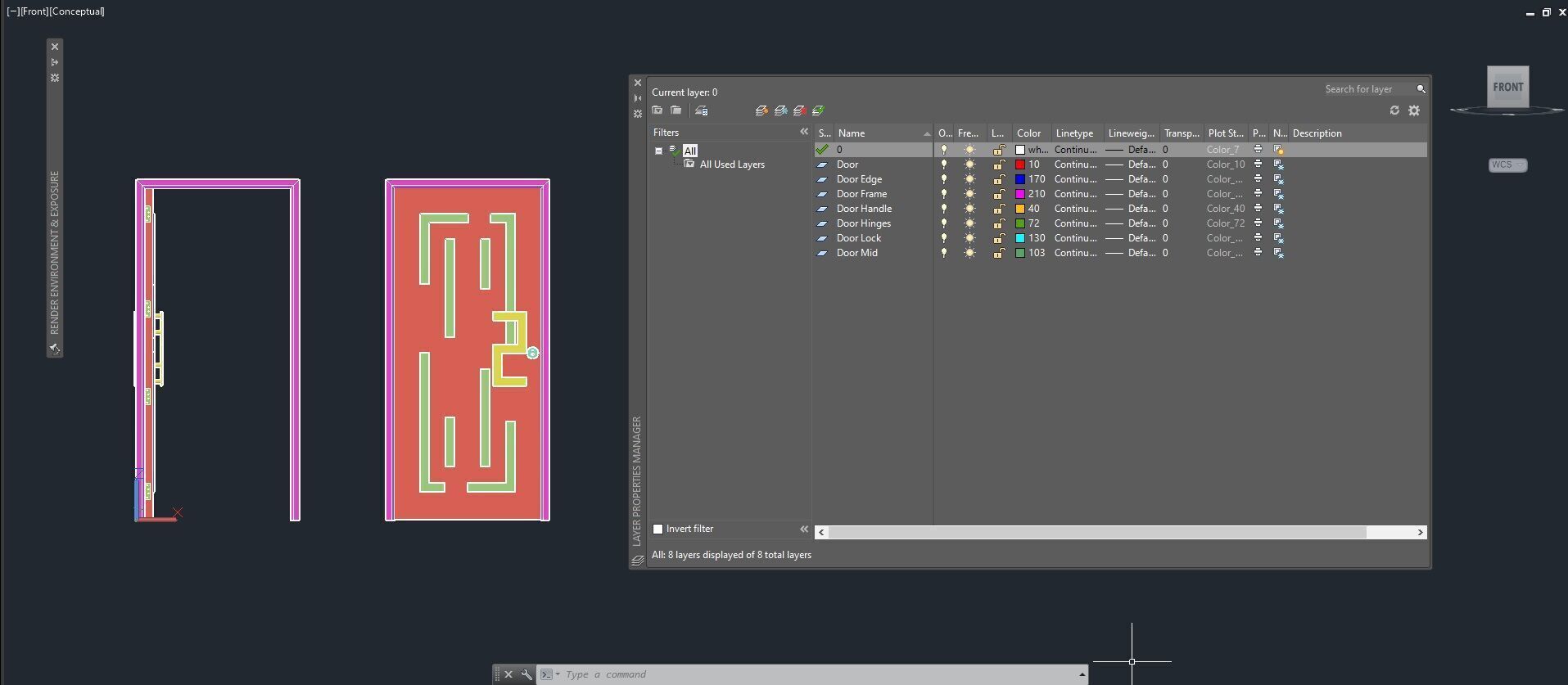 Door sets 4 3D model_28