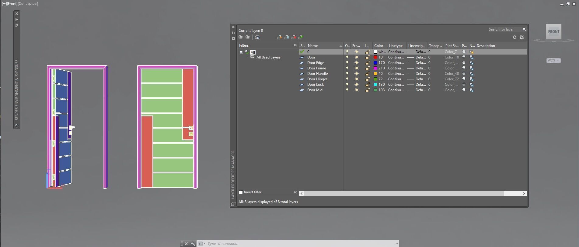 Door sets 4 3D model_30