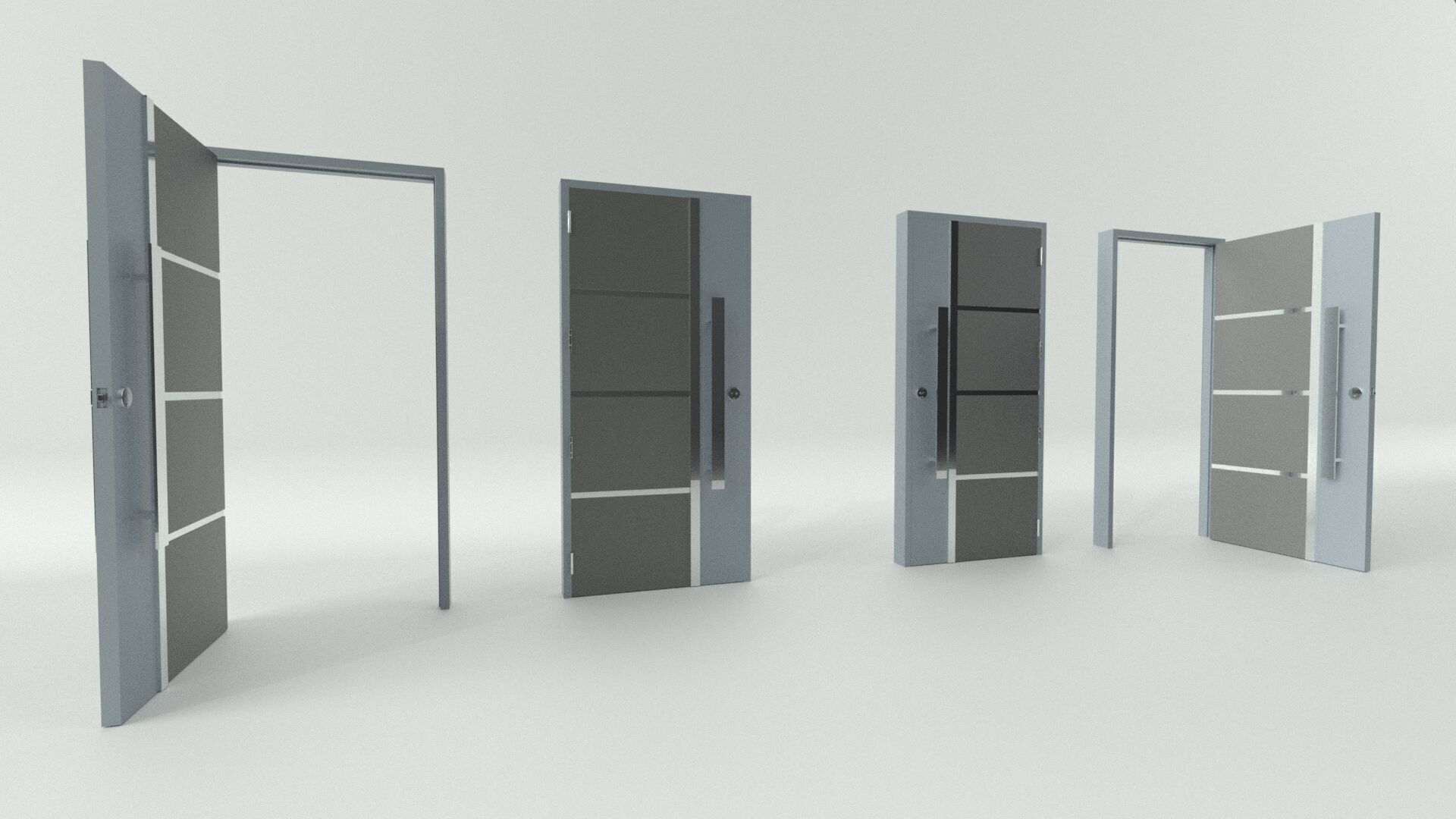 Door sets 4 3D model_2