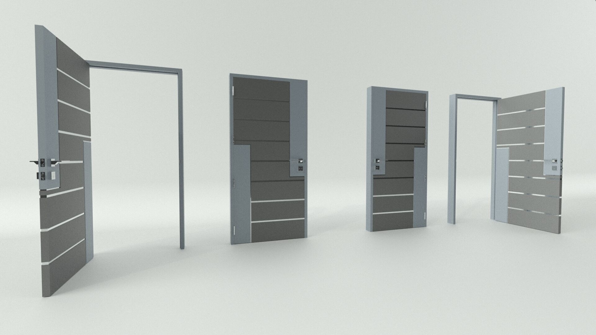 Door sets 4 3D model_18