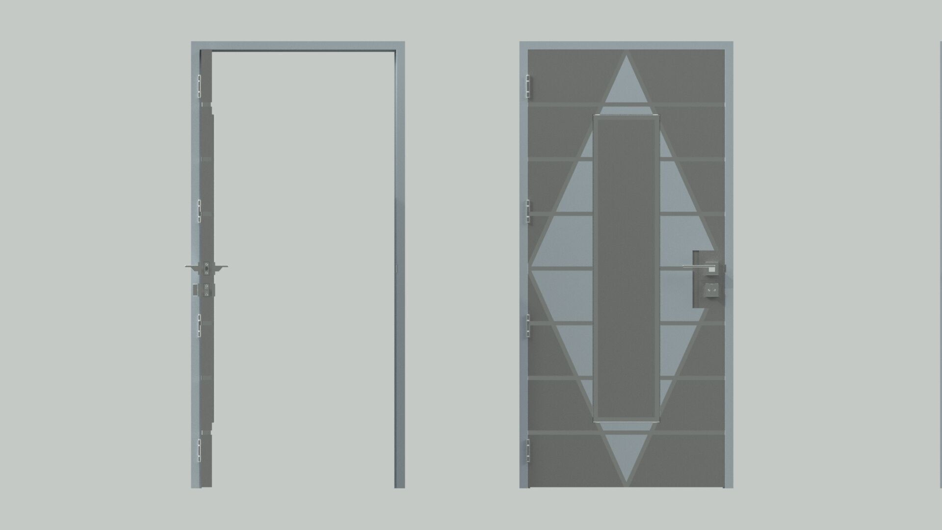 Door sets 5 3D model_12