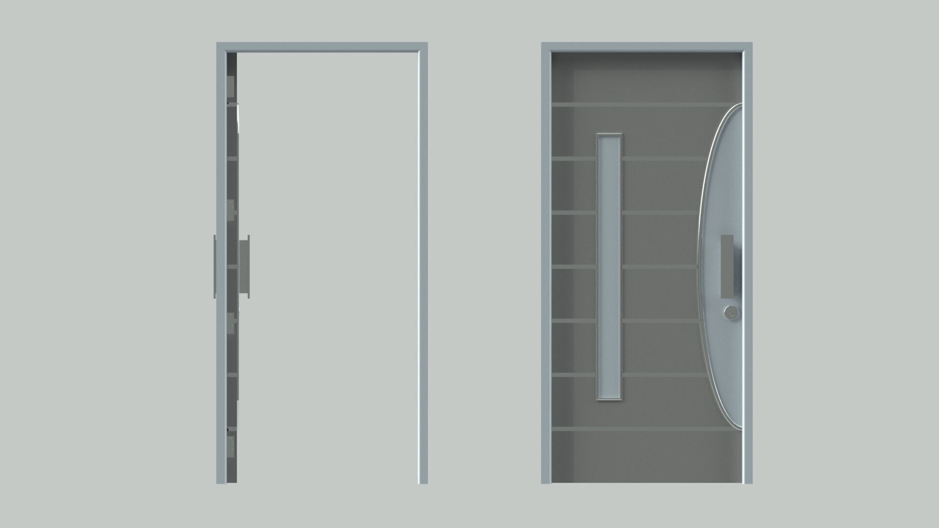 Door sets 5 3D model_15