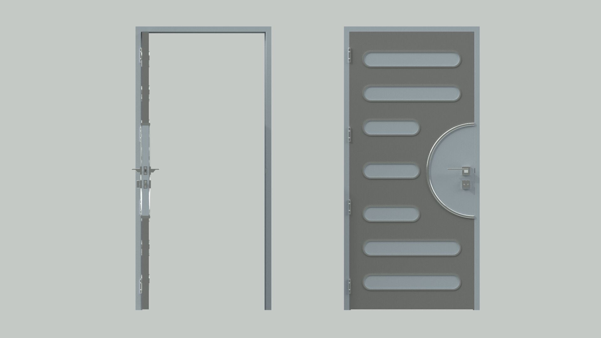 Door sets 5 3D model_20