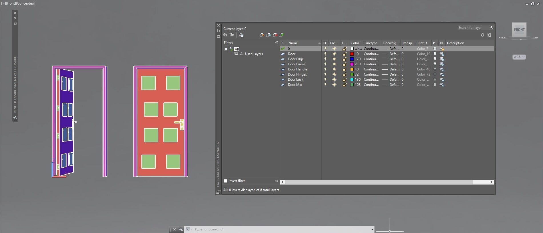 Door sets 5 3D model_26