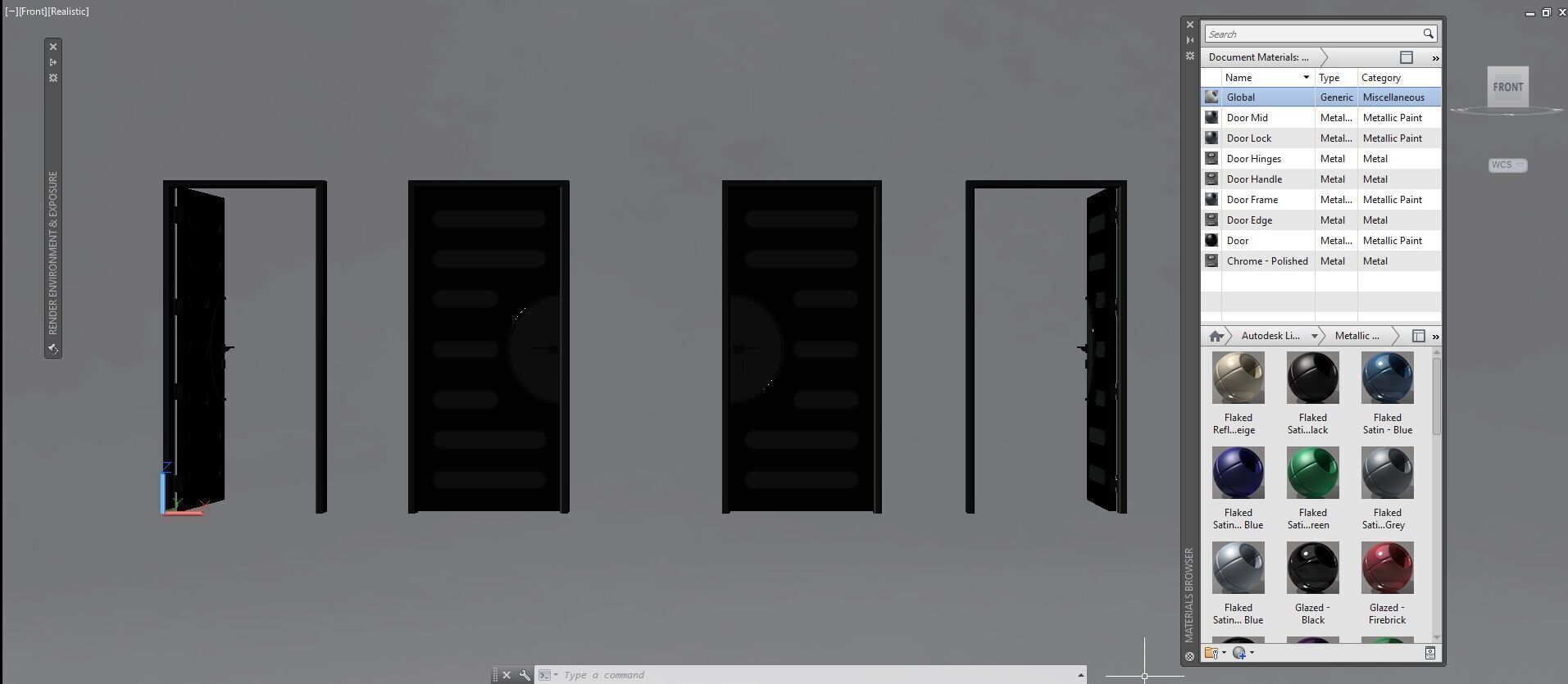 Door sets 5 3D model_25