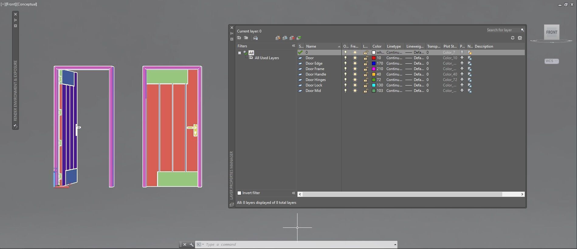 Door sets 5 3D model_27