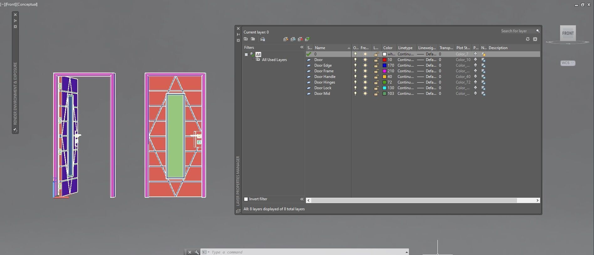 Door sets 5 3D model_28