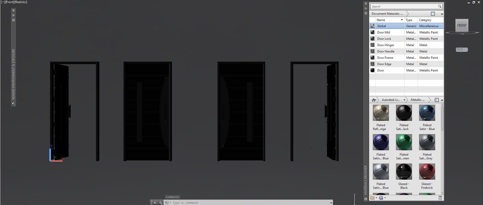 Door sets 5 3D model_24