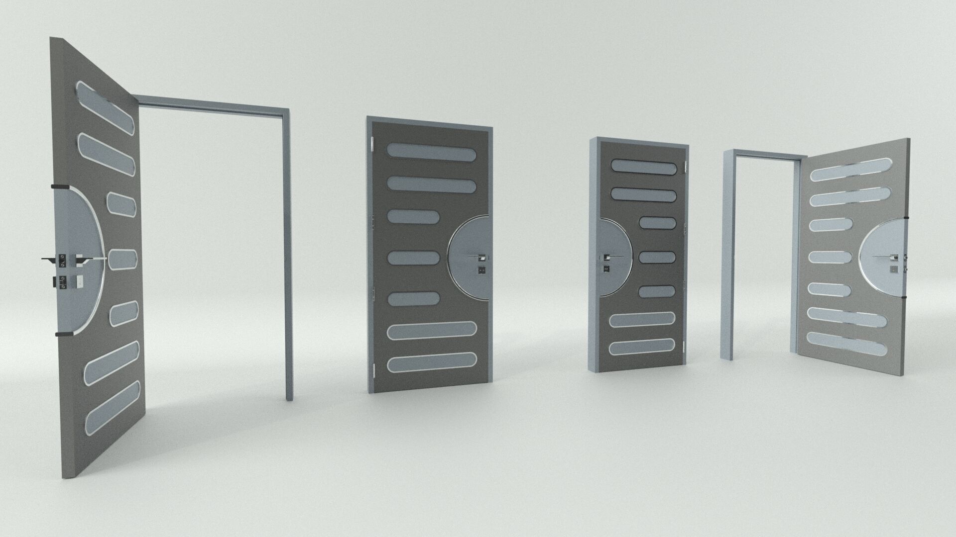Door sets 5 3D model_18
