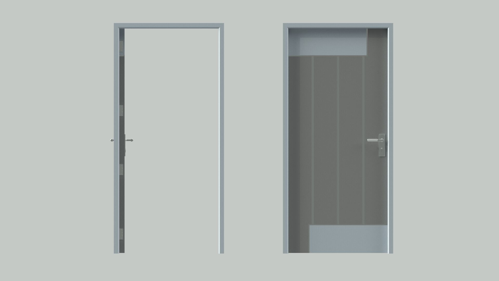 Door sets 5 3D model_7