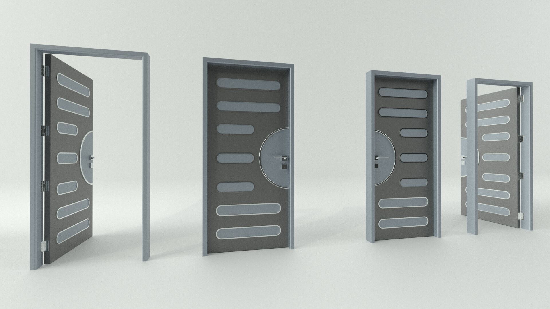 Door sets 5 3D model_17