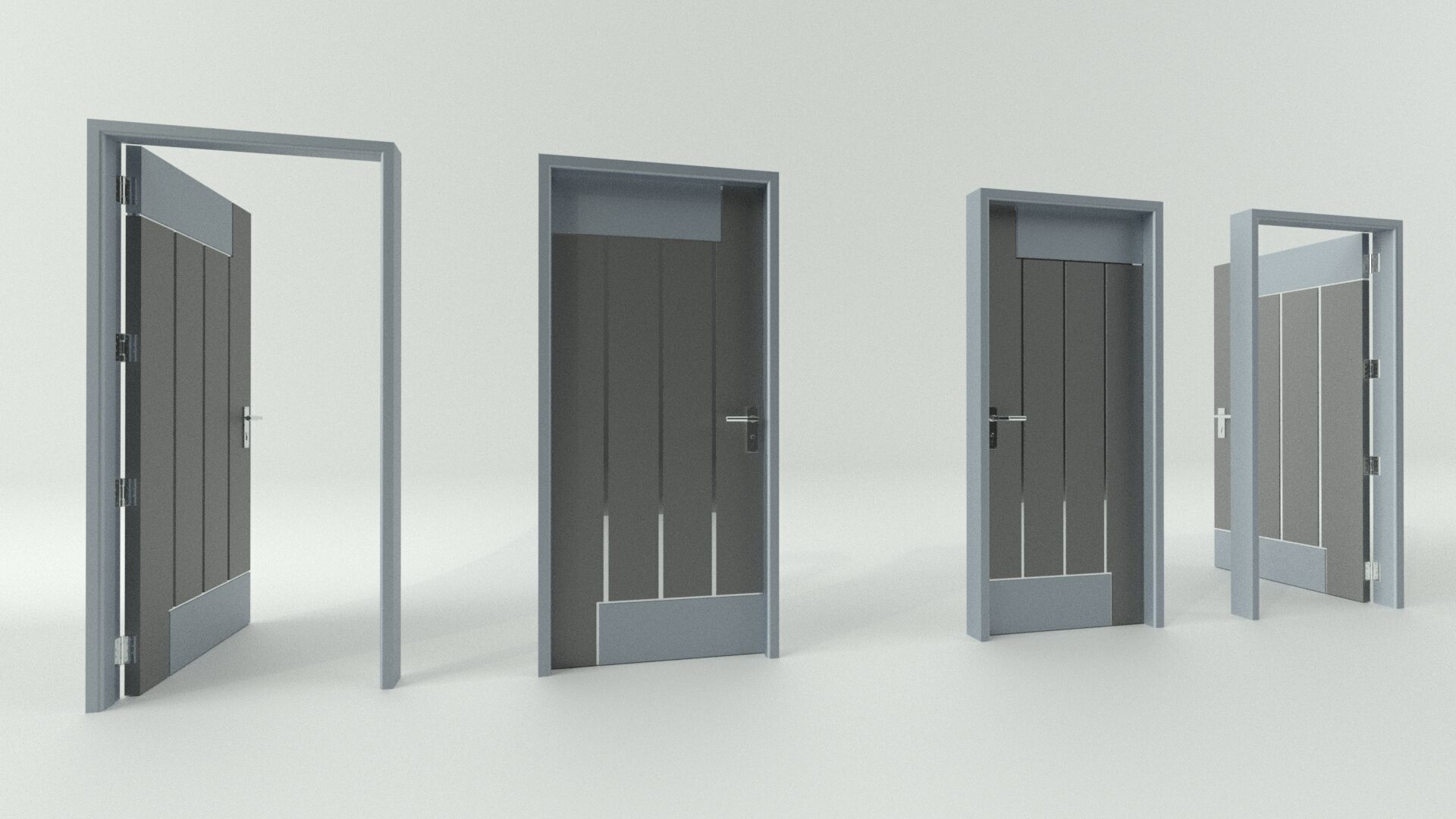 Door sets 5 3D model_5