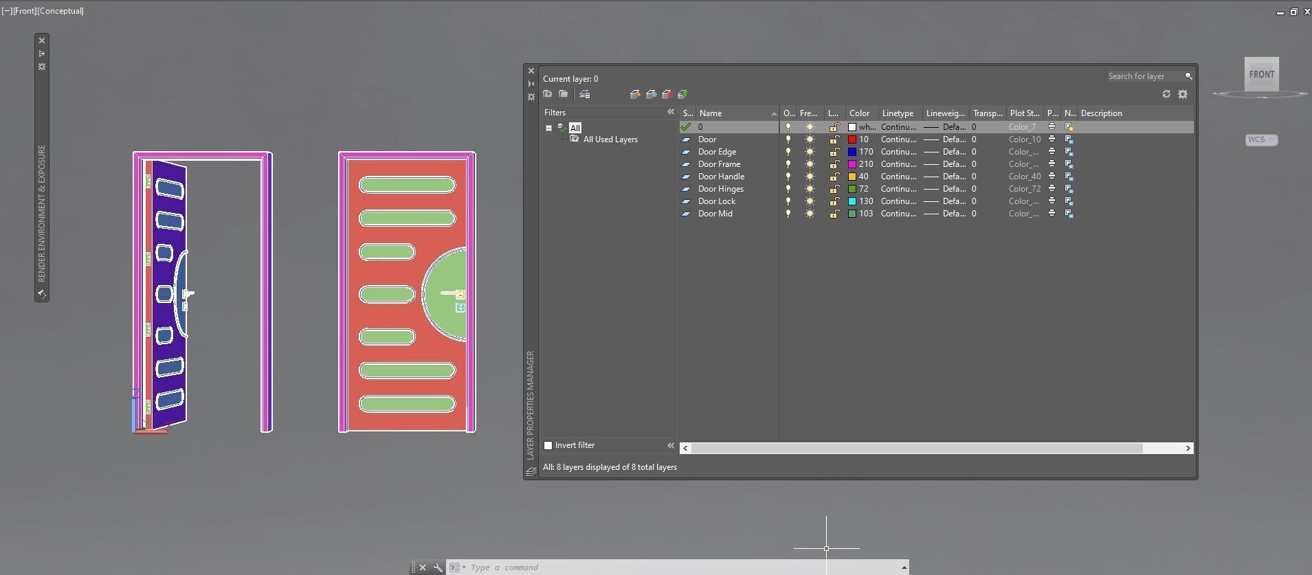 Door sets 5 3D model_30