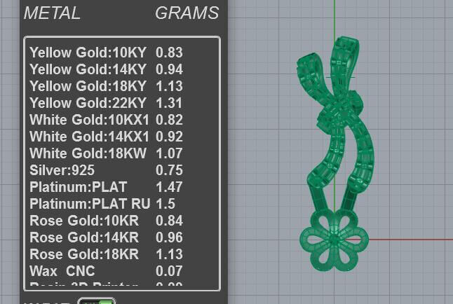 Pearl Pendant with Bow Design 3D print model_3