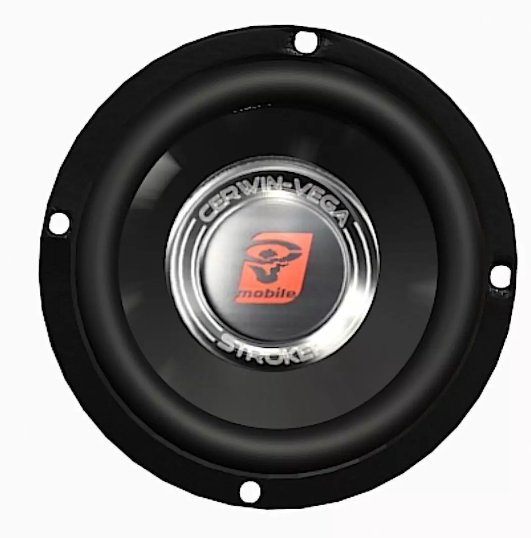 Cerwin Vega Stroker Car Subwoofer Free low-poly 3D model