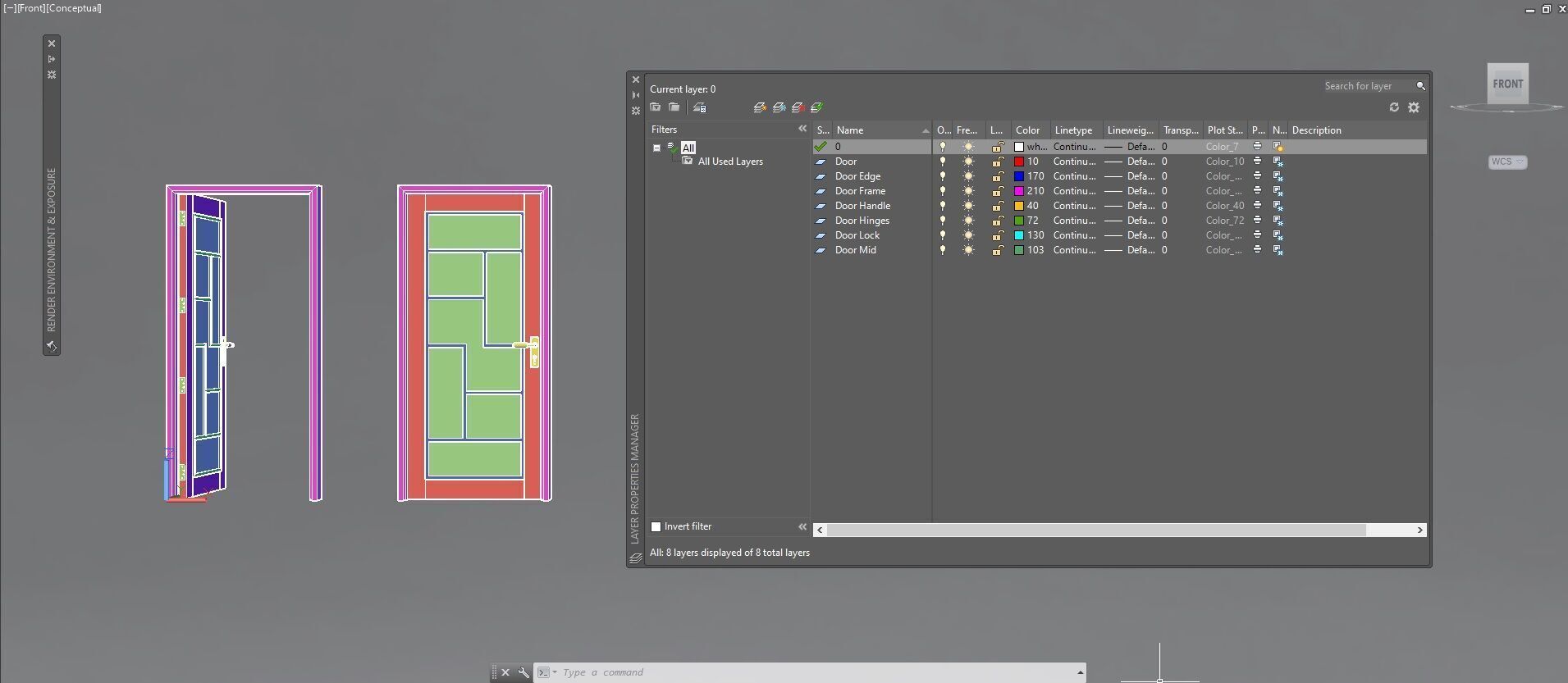Door sets 6 3D model_28