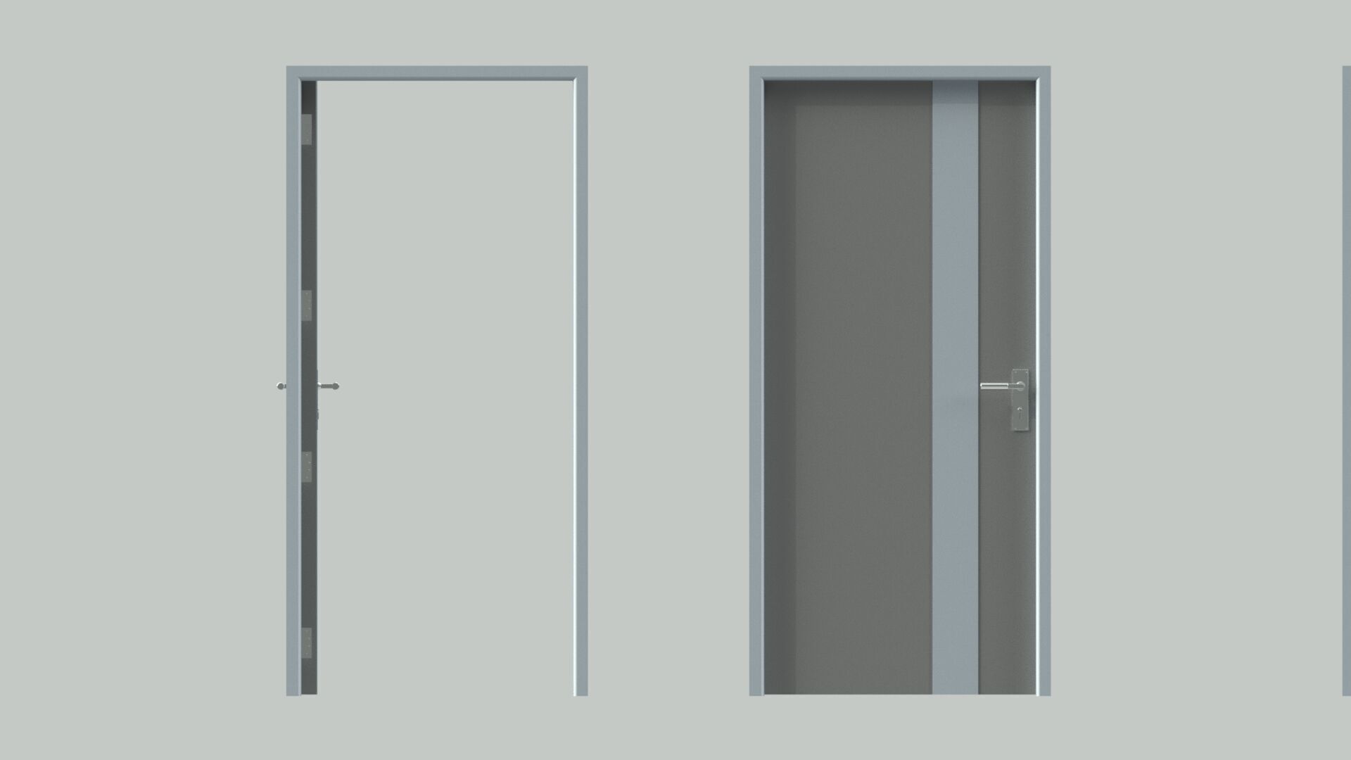 Door sets 6 3D model_19