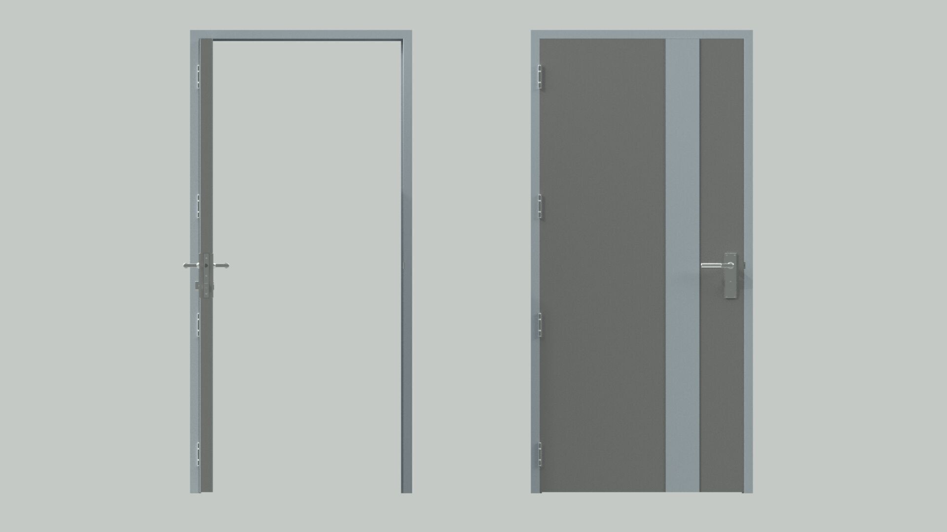 Door sets 6 3D model_20