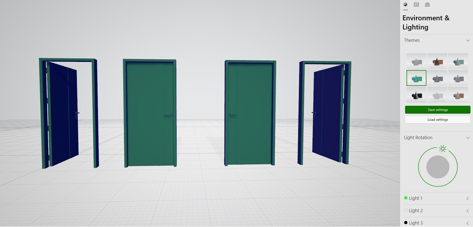 Door sets 6 3D model_35