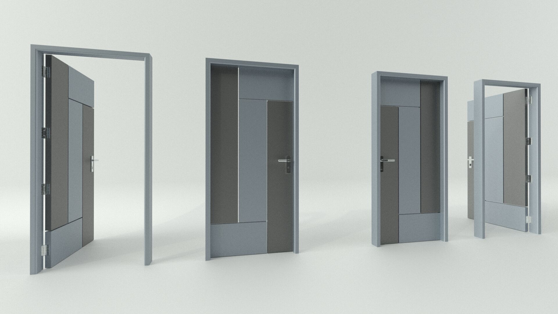 Door sets 6 3D model_13