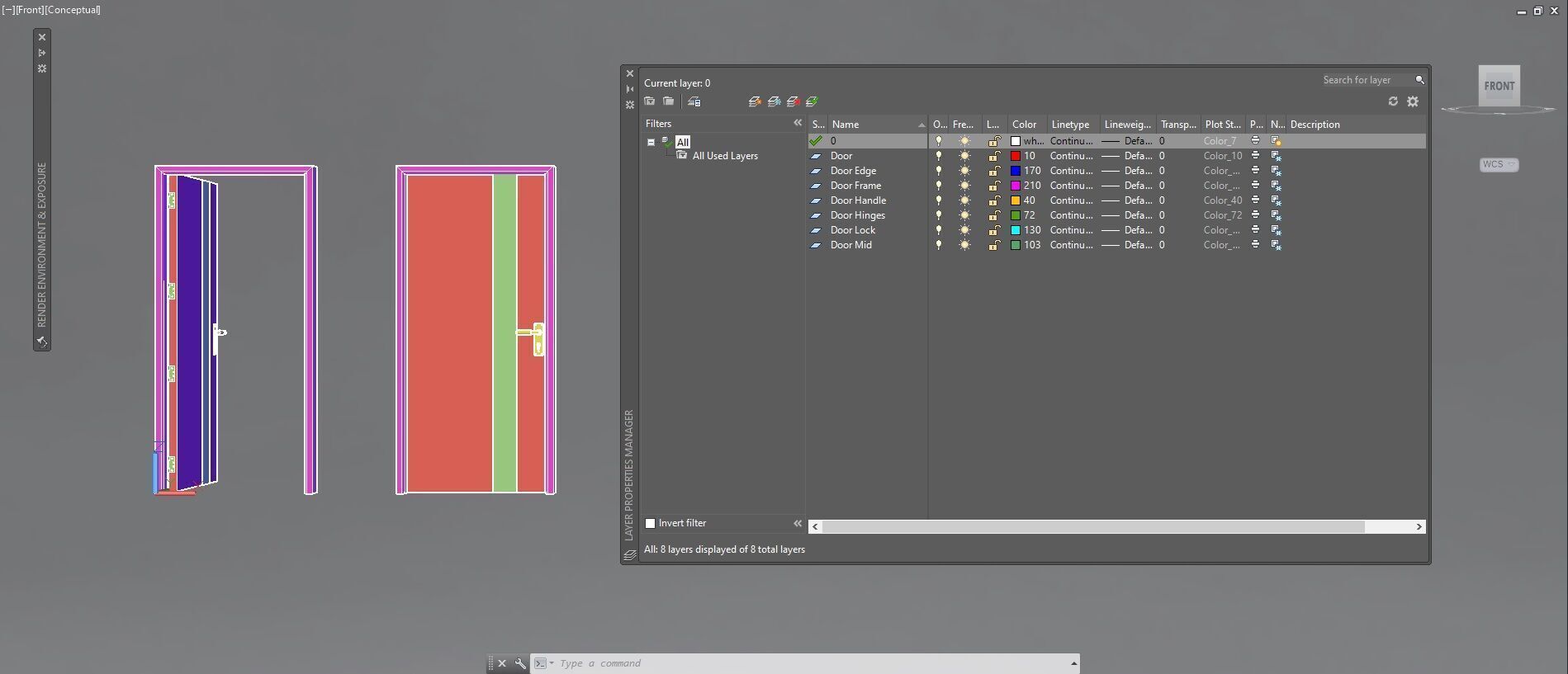 Door sets 6 3D model_30