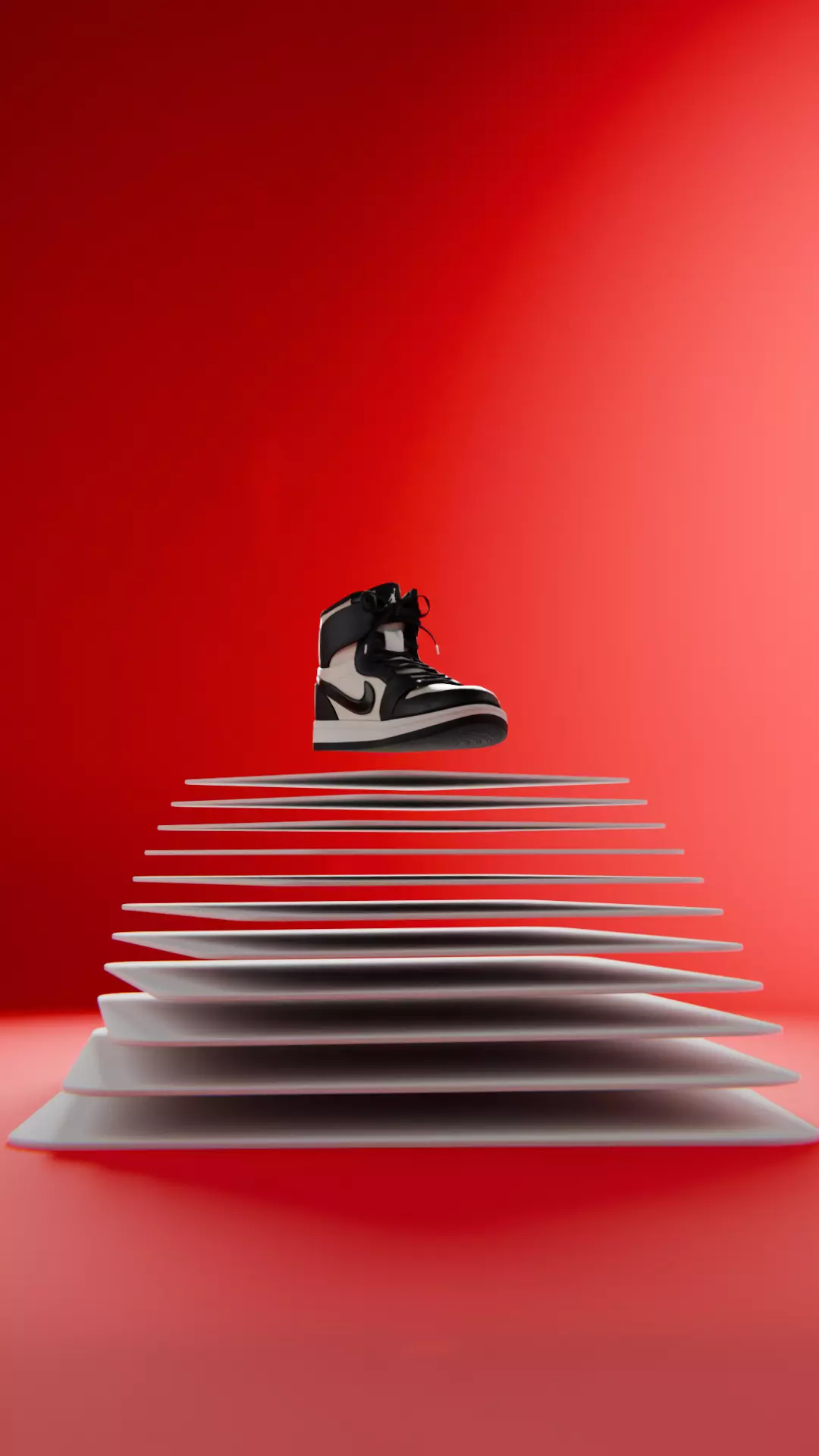 Air Jordan shoes 3D model