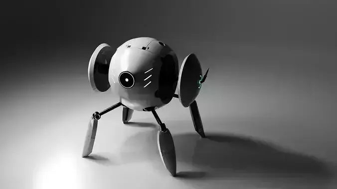 Sci-fi Robot Drone  Free 3D model