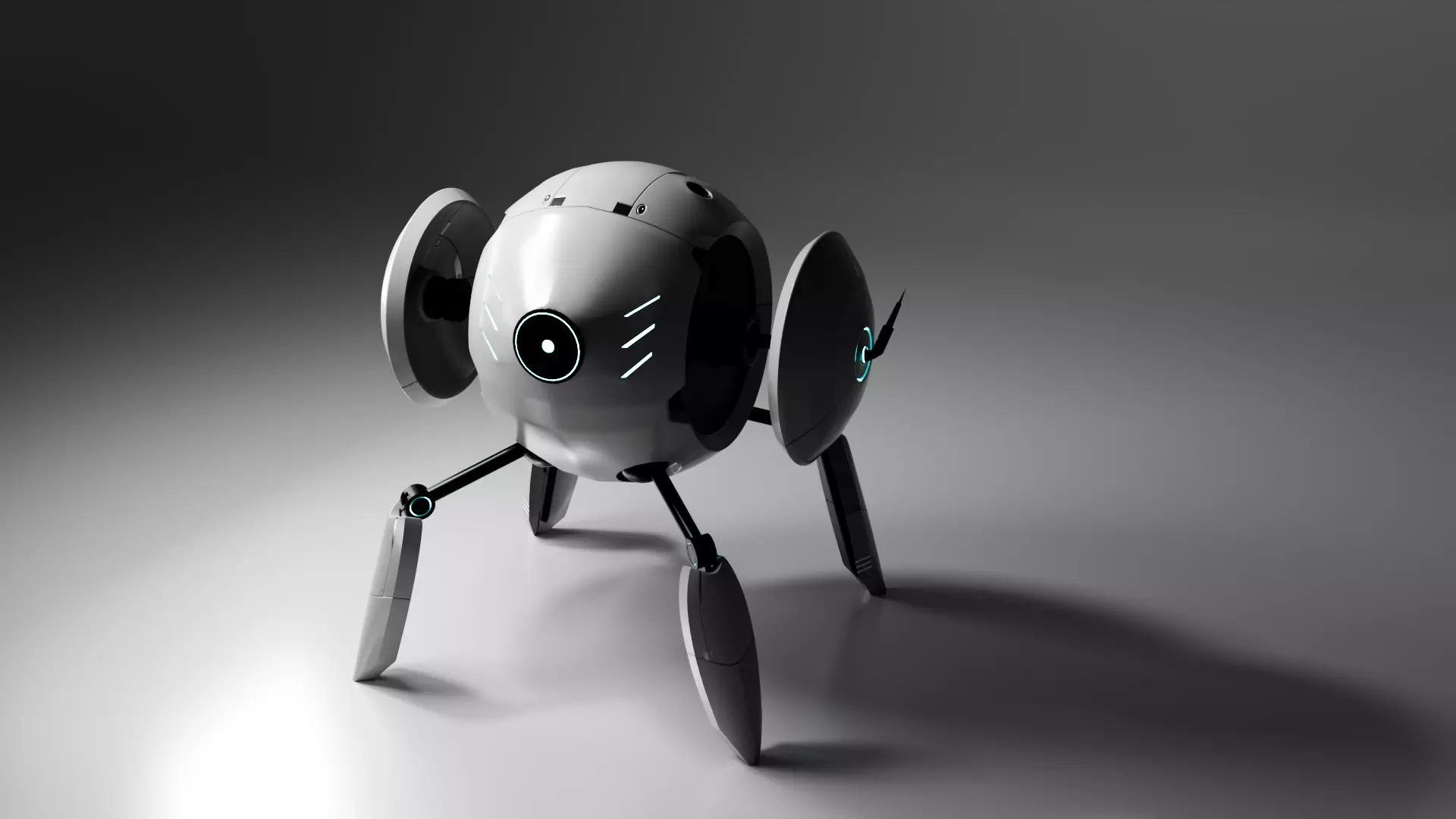 Sci-fi Robot Drone  Free 3D model_0