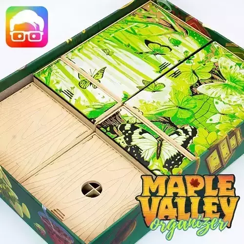 MAPLE VALLEY BOARD GAME ORGANIZER FOR BY AM-MEDIA 3D print model