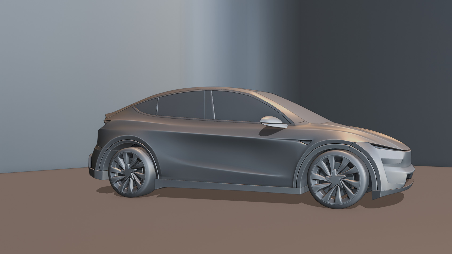 Tesla Model Y 2025 High-Detail 3D Model 3D model_11