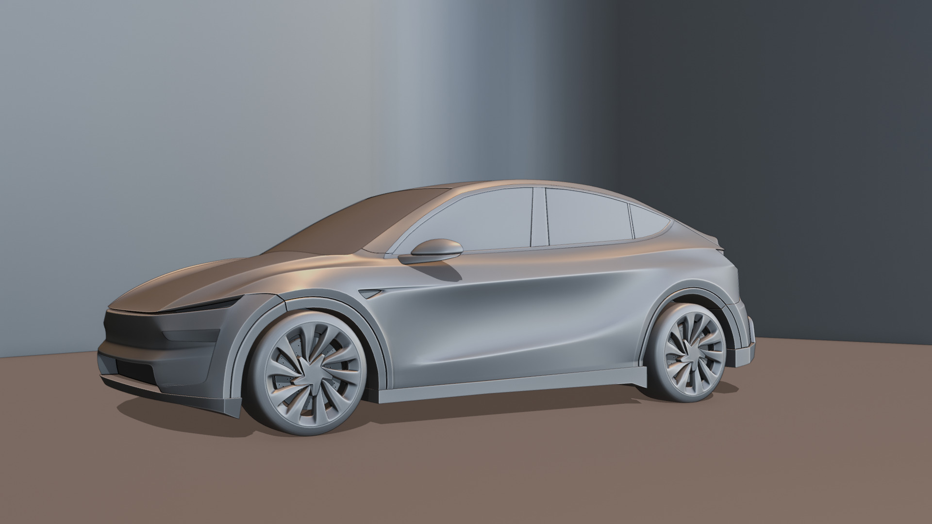 Tesla Model Y 2025 High-Detail 3D Model 3D model_21