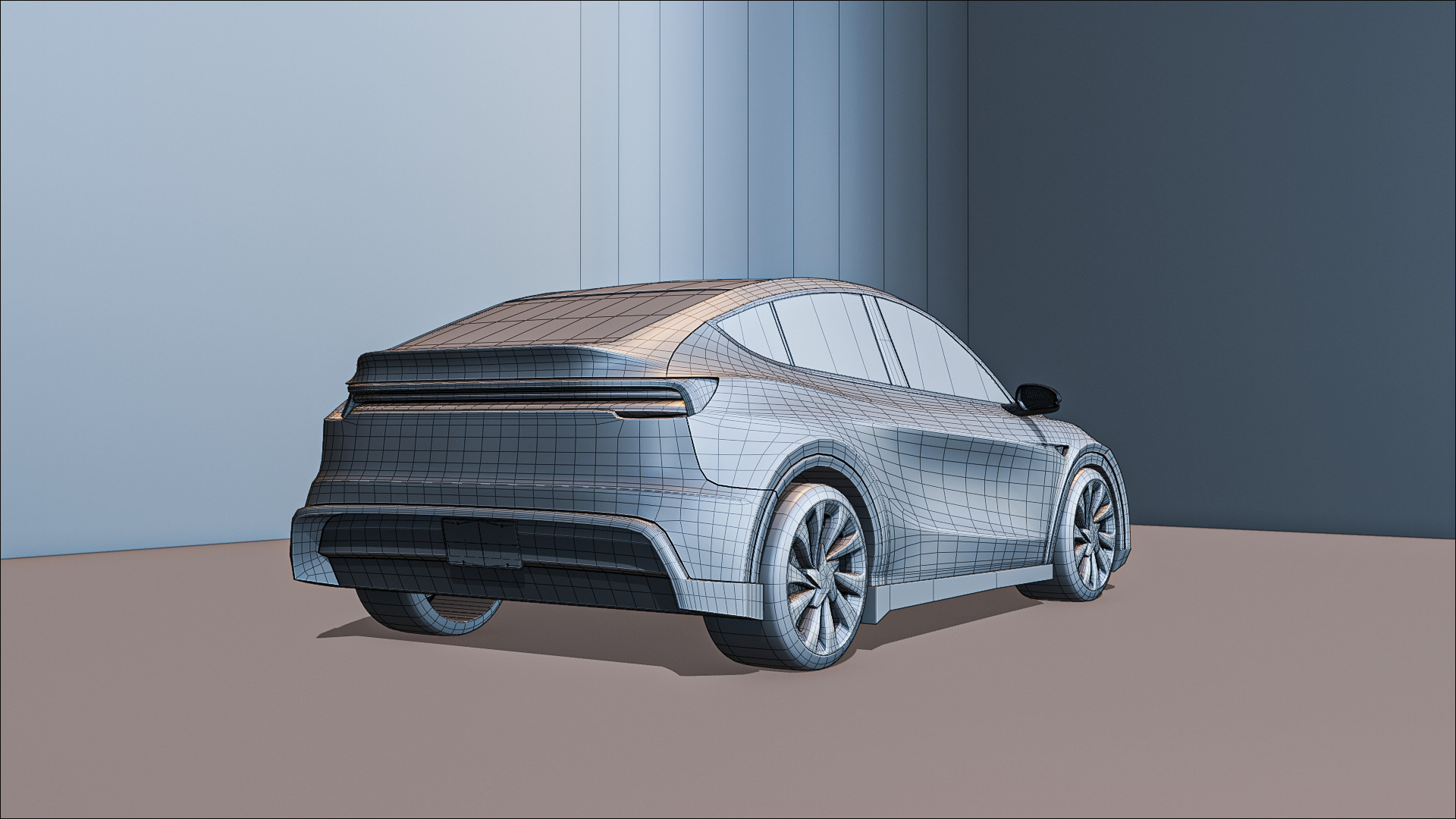 Tesla Model Y 2025 High-Detail 3D Model 3D model_5