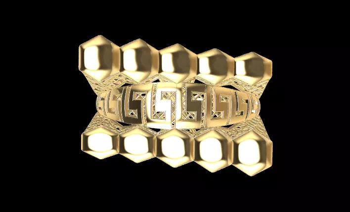 Light weight Ring PRF 04 3D print model_0