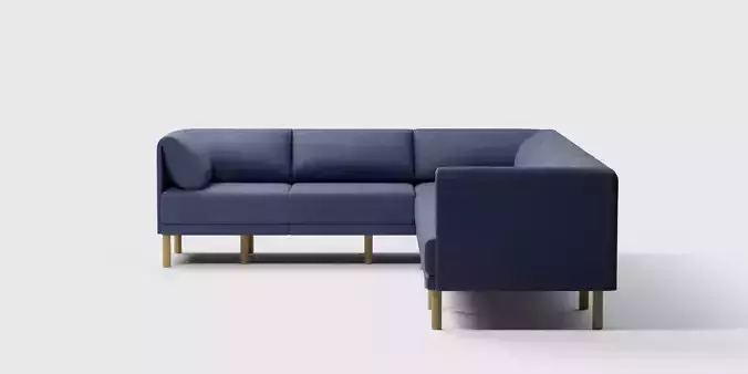 The Range 6-Piece Sectional in Stone Gray