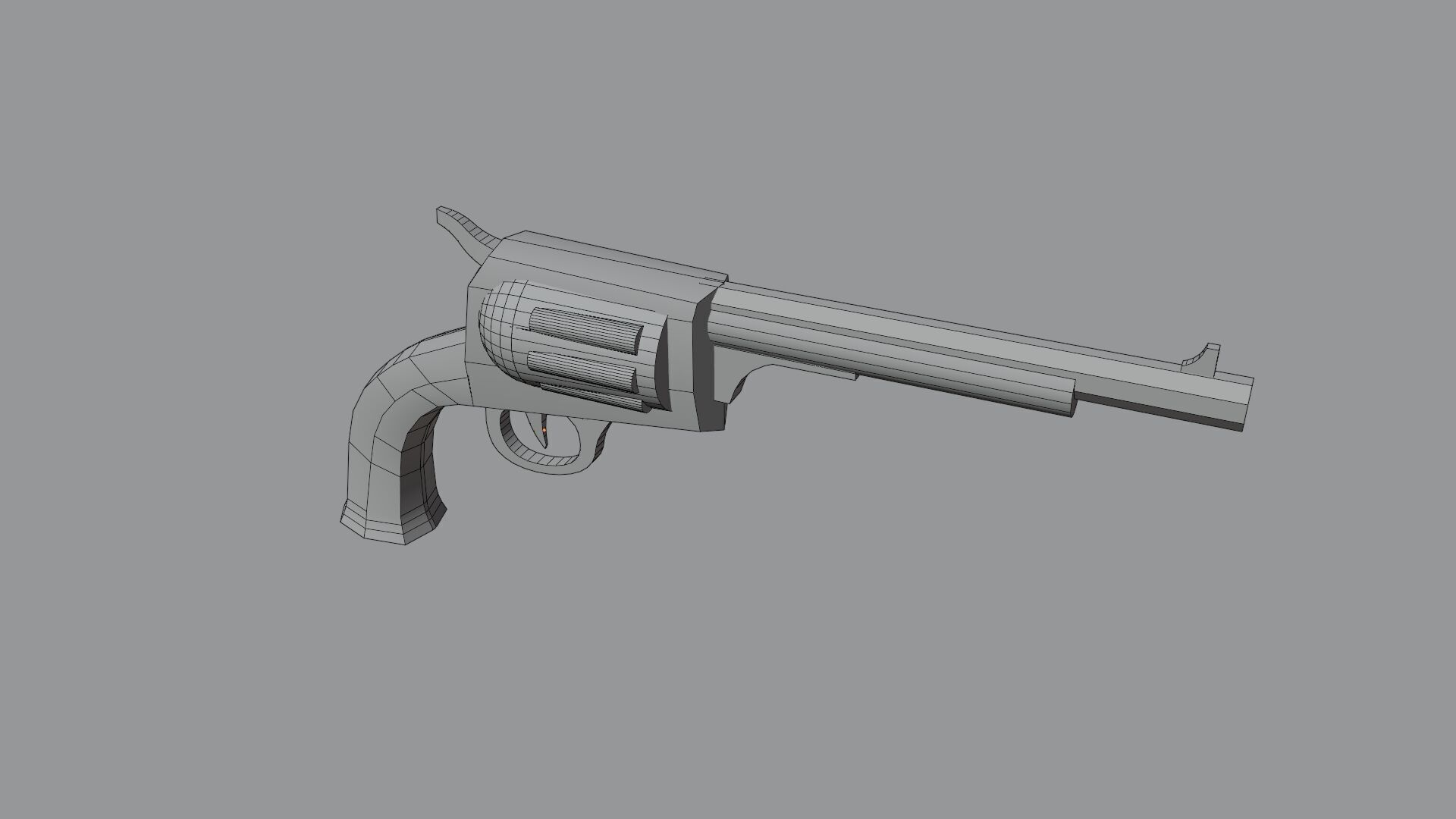 Low Poly Western Colt Free low-poly 3D model_9