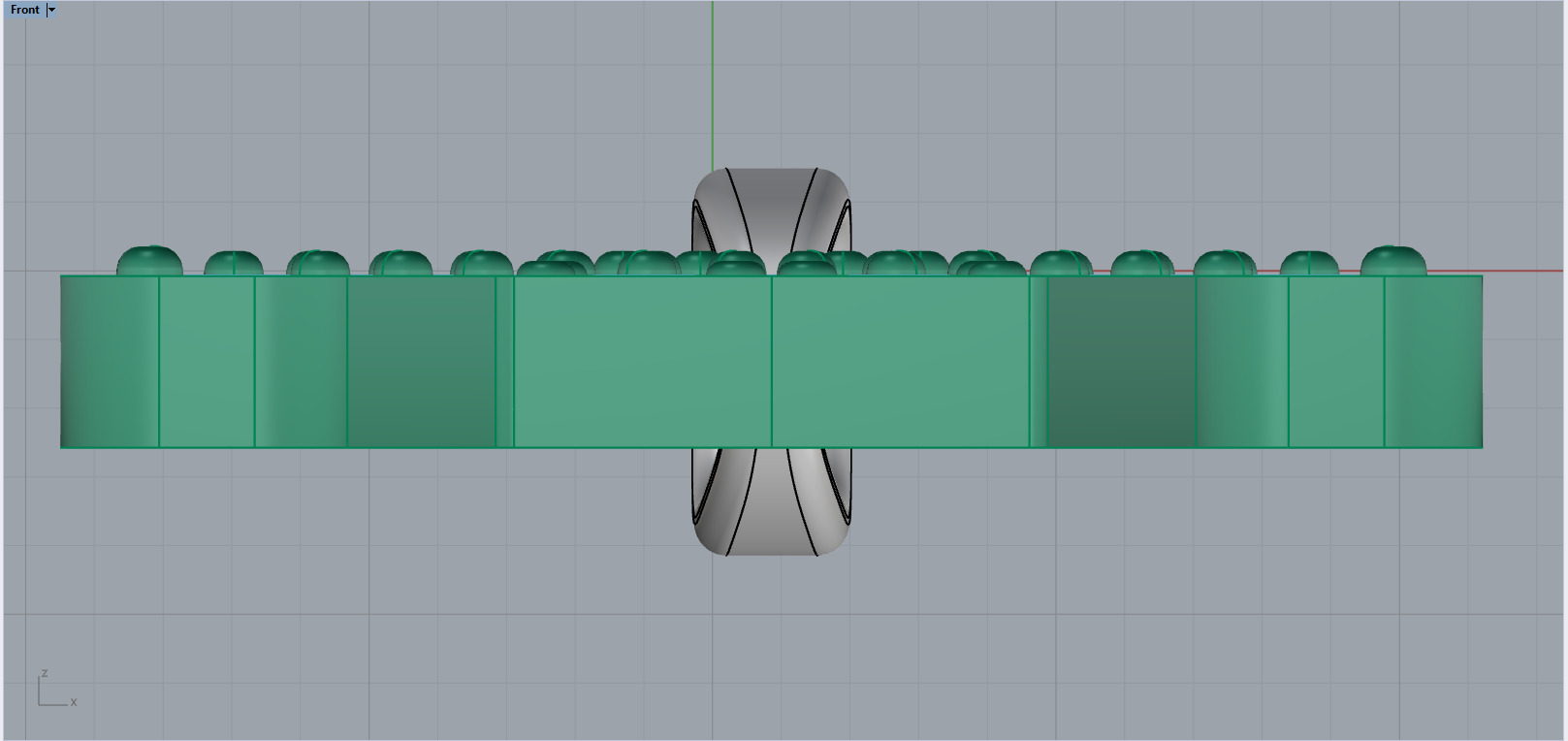 Initial letter A pendant model 753 3D print model_7