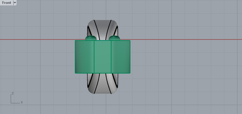 Initial letter I pendant model 754 3D print model_8