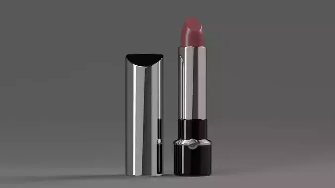 3D Lipstick Model Cosmetic Asset