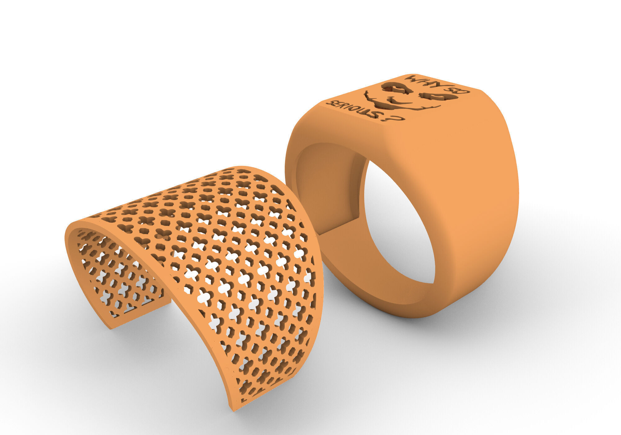 Joker ring  3D print model_3